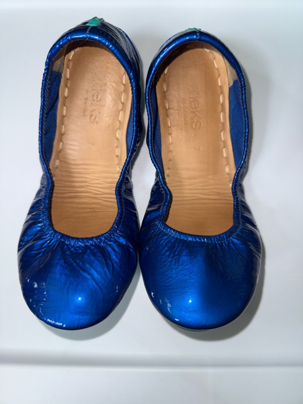 Tieks by Gavrieli Sapphire Blue Ballet Flats 7 - Picture 2 of 9